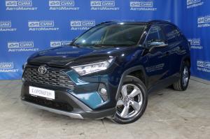 синий Toyota RAV4 2.0 CVT (149 л.с.) 2019