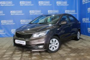 коричневый Kia Rio, III Рестайлинг 1.6 AT (123 л.с.) 2016