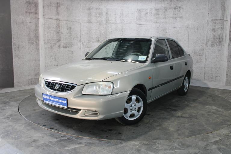 Бежевый Hyundai Accent ТагАЗ 1.5 AT (102 л.с.) 2008