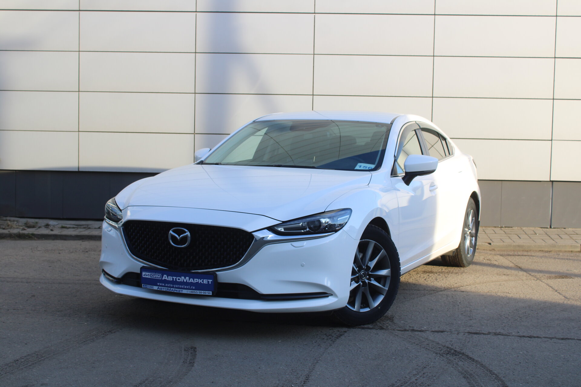 Белый Mazda 6 2.0 AT (150 л.с.) 2019
