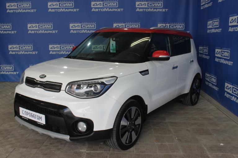 белый Kia Soul 2.0 AT (150 л.с.) 2019