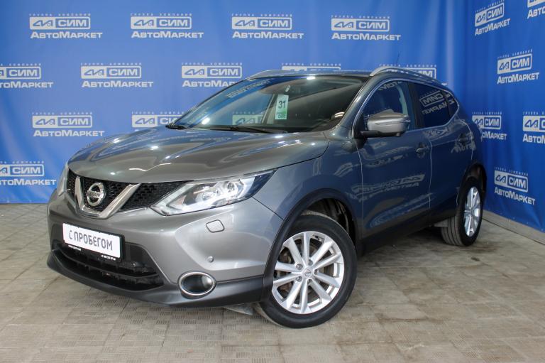 серый Nissan Qashqai 2.0 CVT (144 л.с.) 2016