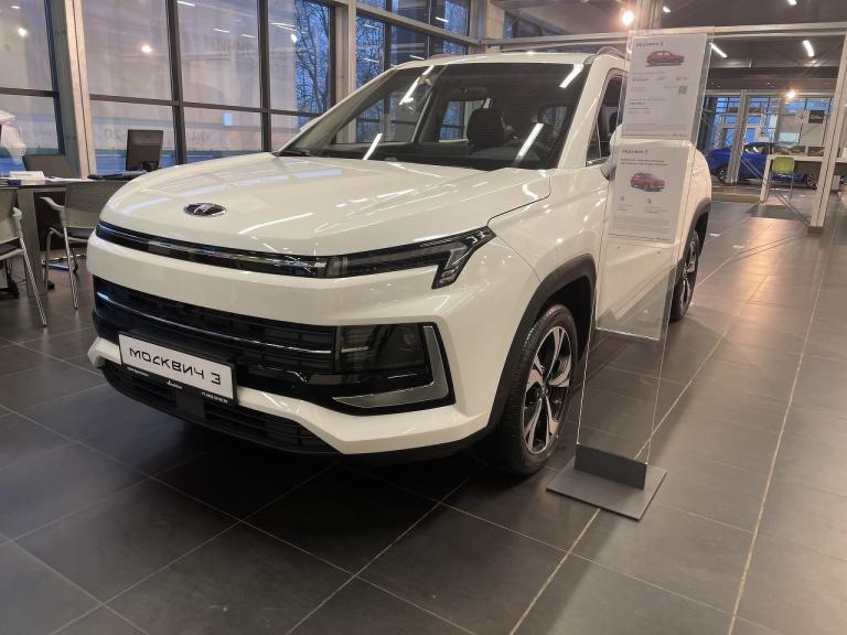белый Москвич 3 1.5 CVT (136 л.с.) 2026